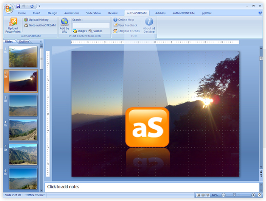 Click to view authorSTREAM Desktop - PowerPoint Add-in 1.0.2.139 screenshot