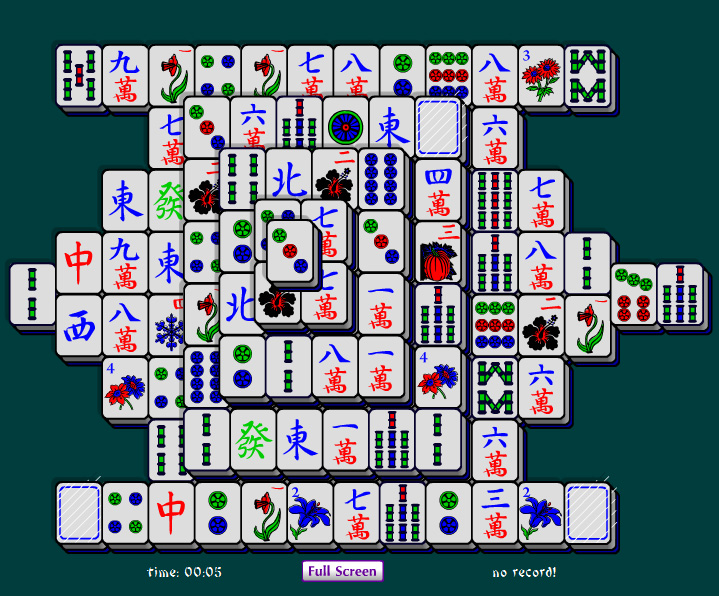 Click to view Online Mahjong Pyramid 1.0 screenshot