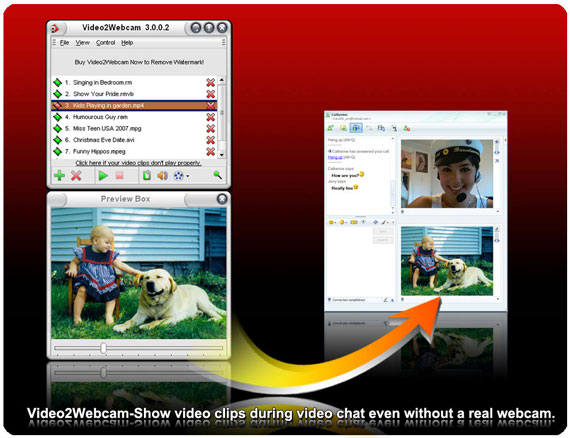 Click to view Video2Webcam 3.5.1.2 screenshot