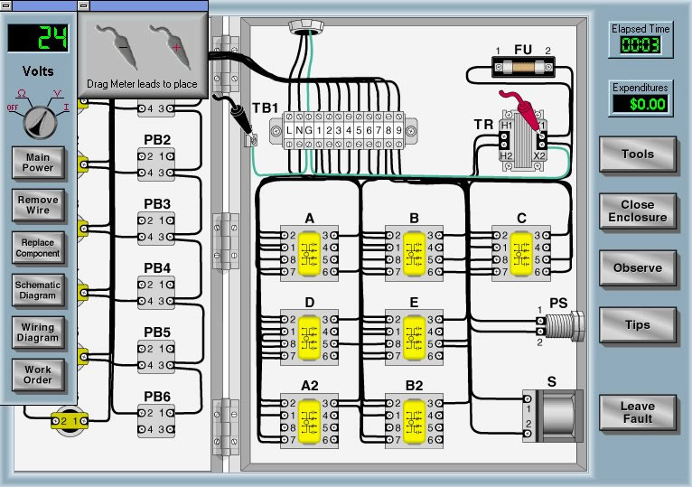Click to view Basic Electrical Control Circuits 4.00 screenshot