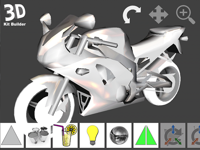 Click to view 3D Kit Builder (Motorbike) 3.5 screenshot