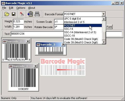 Click to view BulletProof Barcode Magic 3.1 screenshot