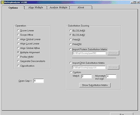 Click to view BioSeqAnalyzer 1.0 screenshot