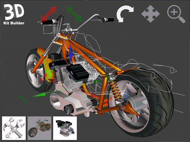 Click to view 3D Kit Builder (Chopper) 3.5 screenshot