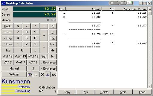 Click to view PC Printing Calculator 1.30.074 screenshot