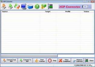 Click to view 3GP Converter 1.0 screenshot