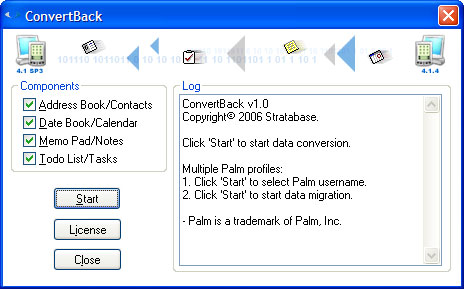 Click to view ConvertBack 1.0 screenshot