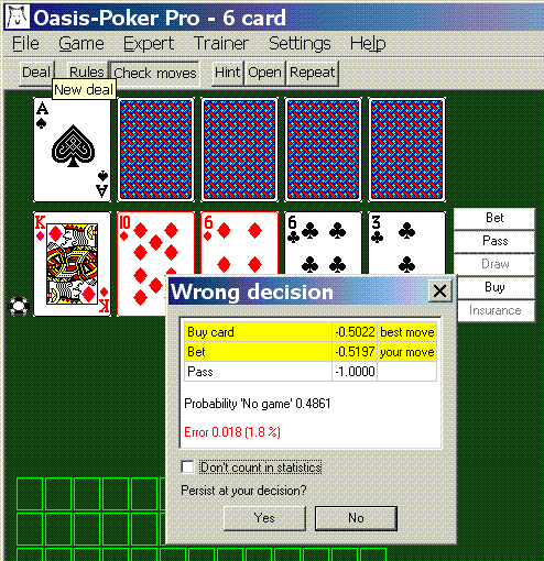 Click to view Oasis-Poker Pro 2013-09-05 screenshot