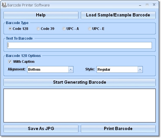 Click to view Barcode Printer Software 7.0 screenshot