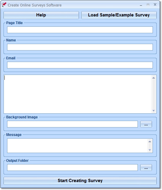Click to view Create Online Surveys Software 7.0 screenshot