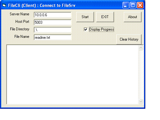 Click to view Client/Server Comm Lib for C/C++ 6.3 screenshot