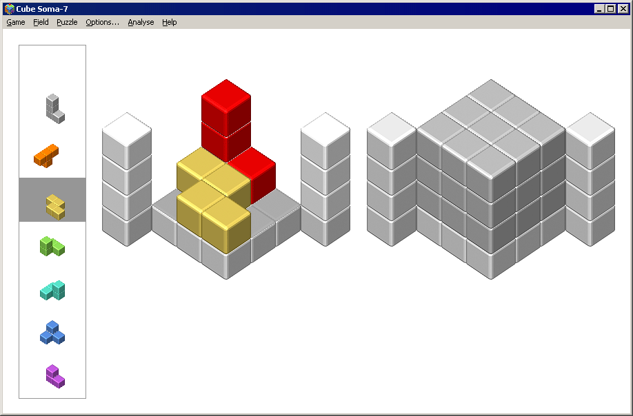 Click to view Cube Soma-7 1.11 screenshot