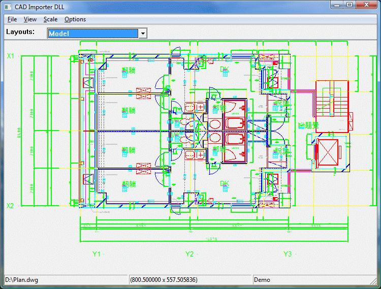 Click to view CAD Importer DLL 9.1 screenshot