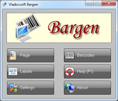 Click to view Vladovsoft Bargen 6.0.2 screenshot