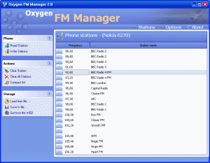 Click to view Oxygen FM Manager 2.0 screenshot