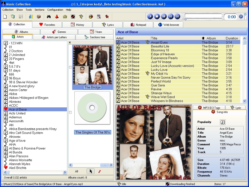 Click to view Music Collection 2.04.630 screenshot