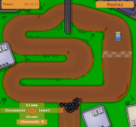 Click to view Touch-type car-racing 1.0 screenshot