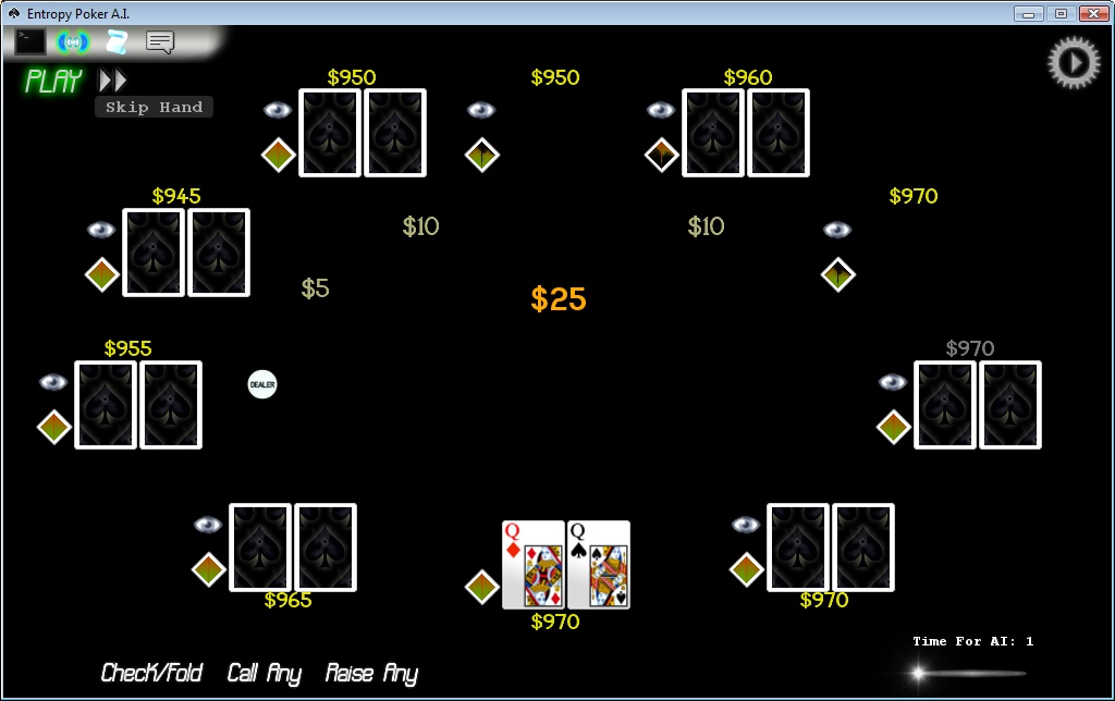 Click to view Entropy Poker A.I. 1.3.0 screenshot