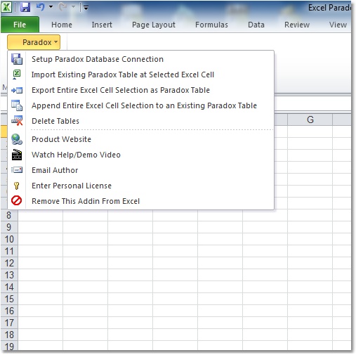 Click to view Excel Pardox Import, ../32523/Export__amp.css; Convert Software 7.0 screenshot