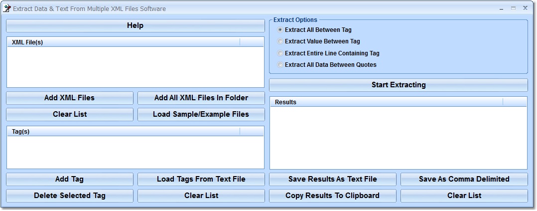 Click to view Extract Data & Text From Multiple XML Files Softwa 7.0 screenshot