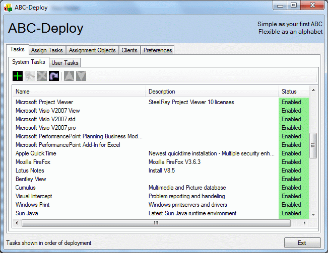 Click to view ABC-Deploy 7.0 screenshot