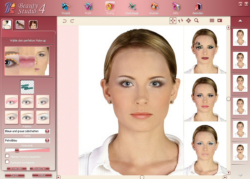 Click to view Beauty Studio - Make Up Styler 4.0 screenshot