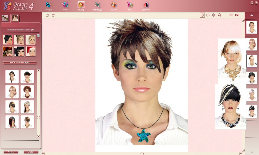 Click to view Beauty Studio - Party Styler 4.0 screenshot