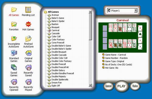 Click to view Freecell Collection 7.0 screenshot