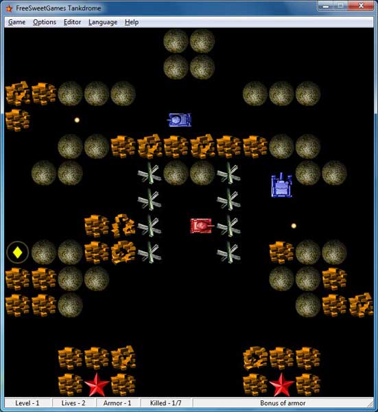 Click to view FreeSweetGames Tankdrome 3.1.40 screenshot
