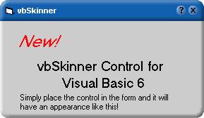 Click to view vbSkinner Pro 2.6 screenshot