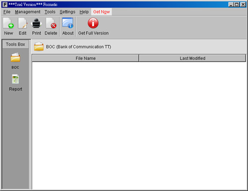 Click to view Formatic Form Printing Software 1.2.2 screenshot