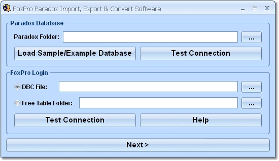 Click to view FoxPro Paradox Import, ../26389/Export__amp.css; Convert Software 7.0 screenshot