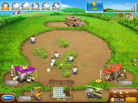 Click to view Farm Frenzy 2 Free game download 1.0.2 screenshot