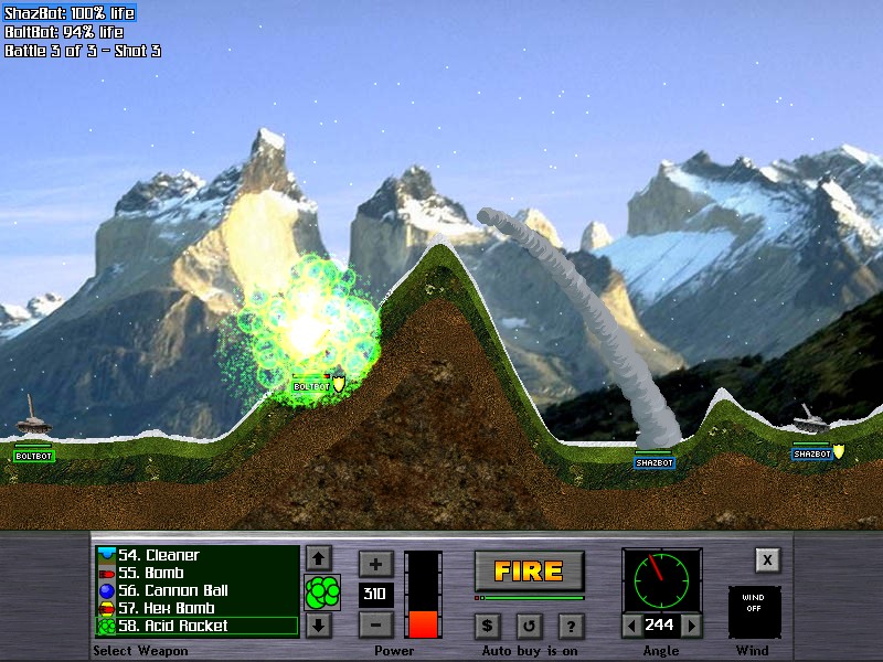 Click to view Atomic Cannon 3.0 screenshot