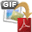 GIF to PDF Converter Software icon