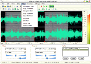 Click to view Audio Mp3 Editor 6.50 screenshot