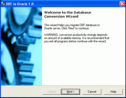 Click to view DBF-to-Oracle 3.1 screenshot