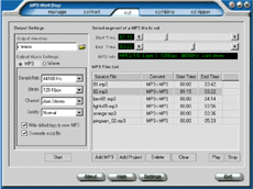 Click to view MP3 Workshop 4.80 screenshot