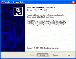 Click to view Oracle-to-Access 3.1 screenshot