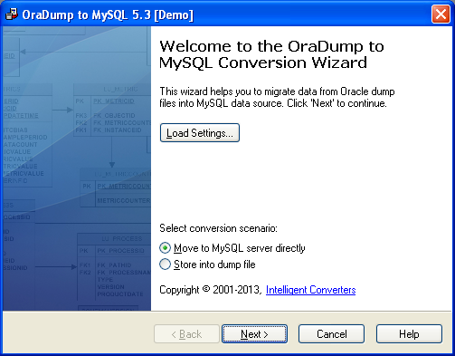 Click to view OraDump-to-MySQL 5.5 screenshot