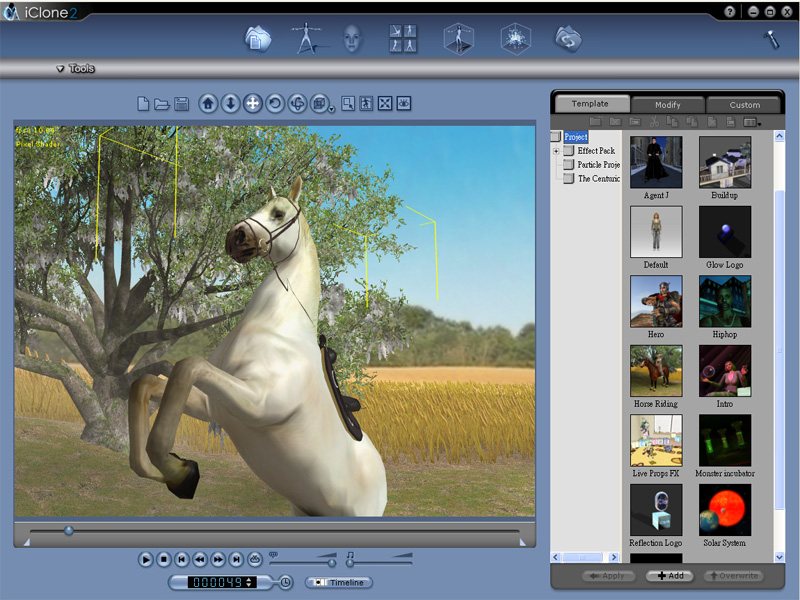 Click to view Reallusion iClone Studio Edition 2.5 screenshot