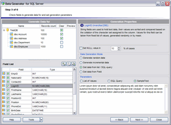 Click to view EMS Data Generator for SQL Server 3.0 screenshot