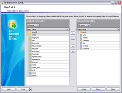 Click to view EMS DB Extract for MySQL 3.0 screenshot