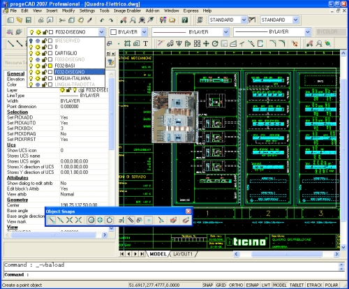 Click to view progeCAD Standard IntelliCAD Software 2011 screenshot