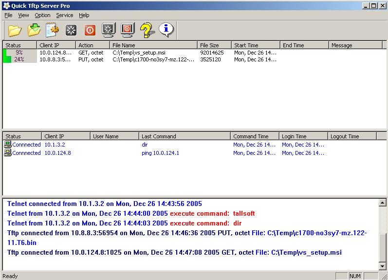 Click to view Quick Tftp Server Pro 2.3 screenshot