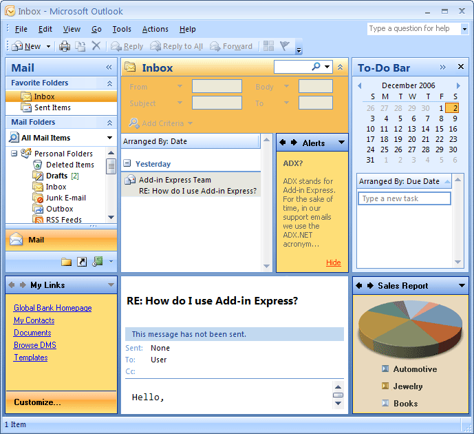 Click to view Add-in Express for Office and VCL 2010.6 screenshot