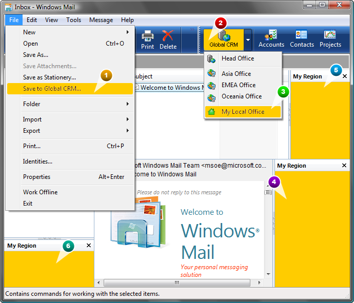 Click to view Add-in Express 2008 for Outlook Express 2008 screenshot