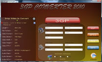 Click to view 3GP Converter 2011 1.1 screenshot