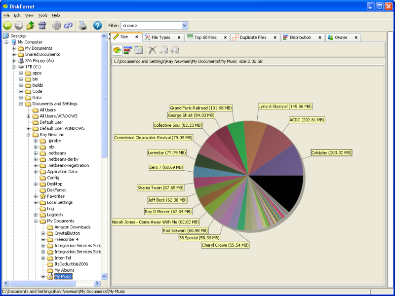 Click to view DiskFerret 2.1.0.3 screenshot