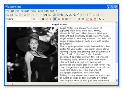 Click to view Angel Writer 3.2 screenshot
